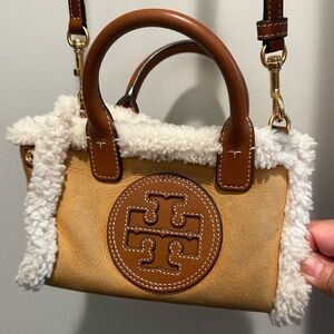Tory Burch Shearling Mini Tote